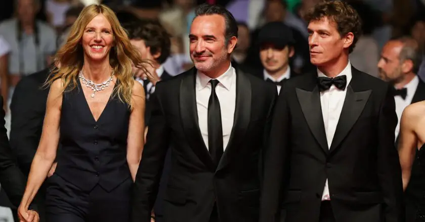 Jean Dujardin à Cannes pour présenter Novembre